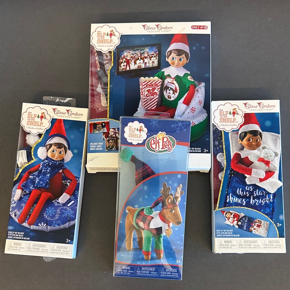 Elf on the Shelf Elf and Pet Costume Bundle